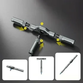 Portable screwdriver repair kit compact mini screwdriver set storage case KSA
