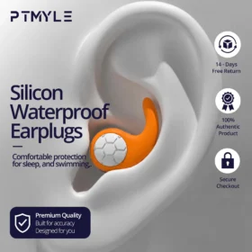 Noise Cancelling Earplugs Soft Silicone 3-Layer Hearing Protection Sleep Swimming KSA – PTMYLE