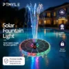 Solar Fountain Pump Floating Garden Fountain with LED 3.5W 6 Nozzles KSA – PTMYLE