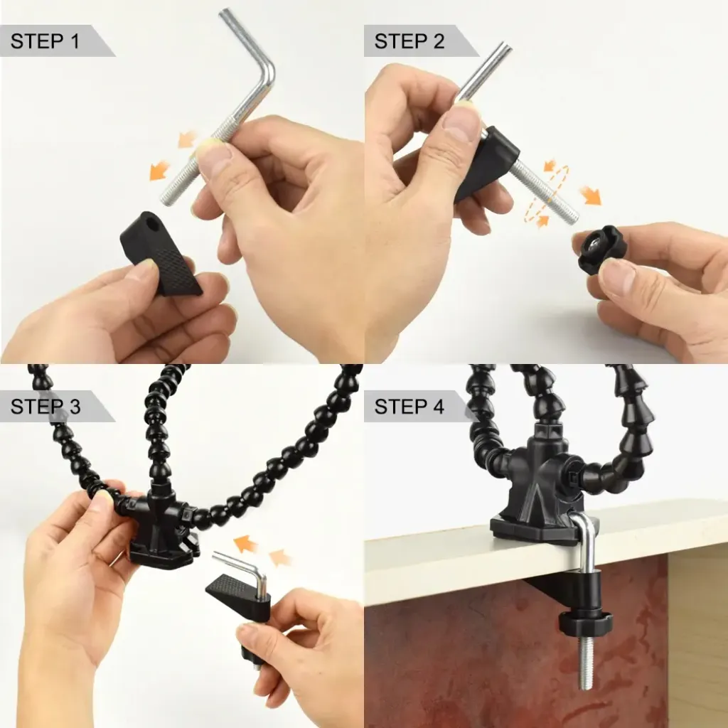 PCB holder soldering stand third hand tool holding circuit board electronic repair KSA