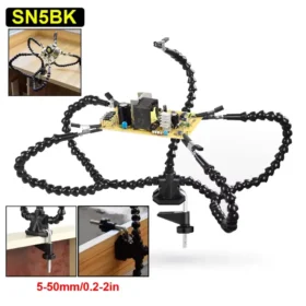 Soldering stand table clamp 360 degree rotation third hand soldering tool KSA