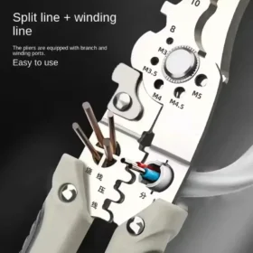 Wire stripping pliers crimping terminal connection – electrical pliers PTMYLE