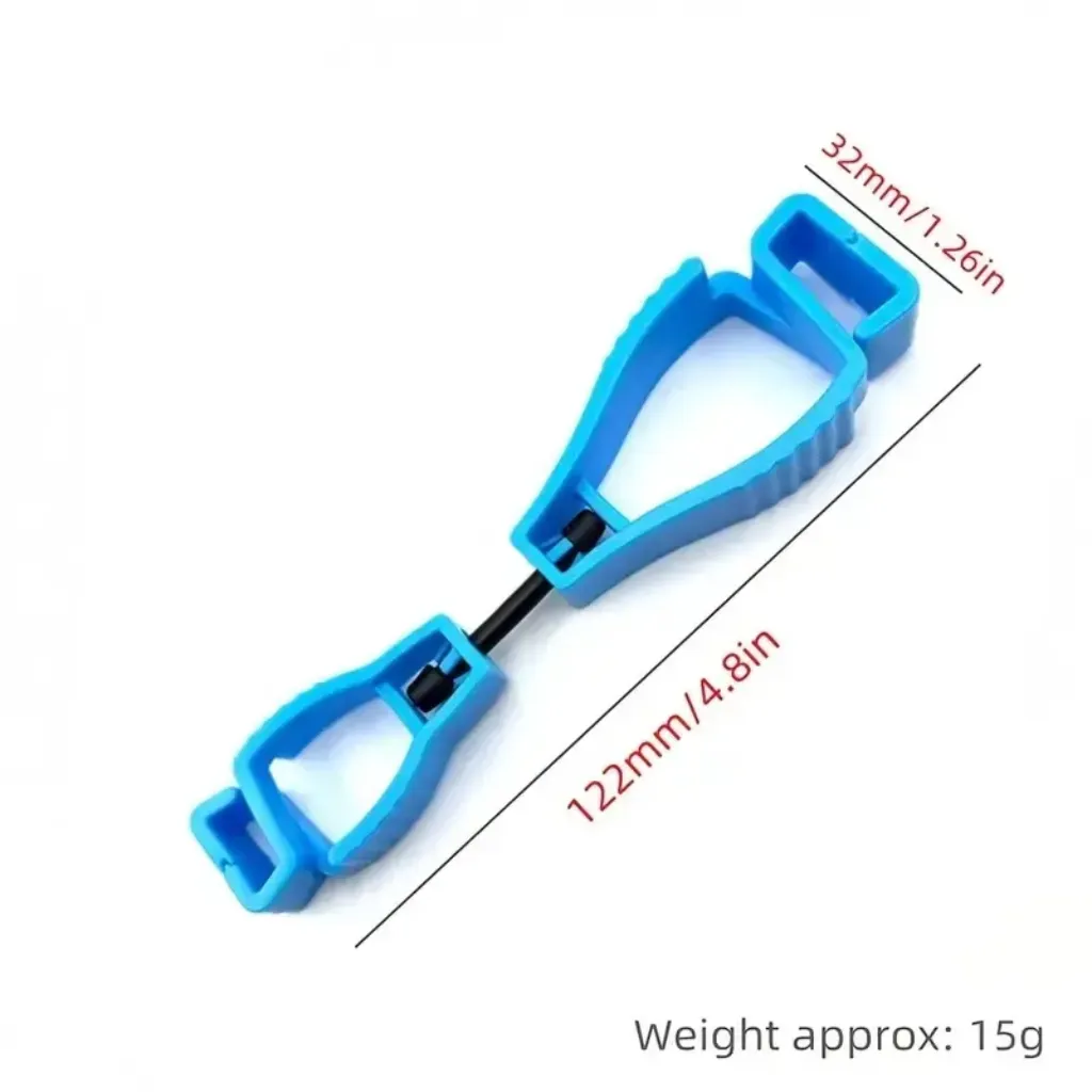 Work safety glove clip attached to belt – construction worker glove clip PTMYLE