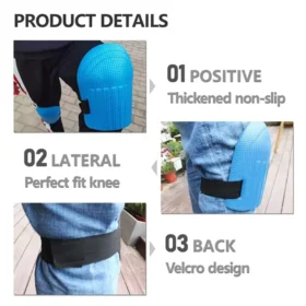 Adjustable work knee pads with elastic straps protective equipment KSA