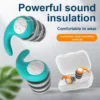 Noise Cancelling Earplugs Soft Silicone 3-Layer Hearing Protection Sleep Swimming KSA – PTMYLE