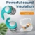 Noise Cancelling Earplugs Soft Silicone 3-Layer Hearing Protection Sleep Swimming KSA – PTMYLE