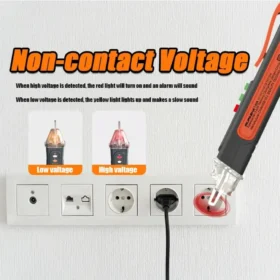 eeeeeeeeeeeeeeeeeeeeeeeeeeeeeeeeeeeeeeeeeeeeeeeeeeesssssssssssssssssssssaaaaaaaaaaaaaaaaaaaaDigital voltage tester LED buzzer dual alarm voltage detector safety KSA