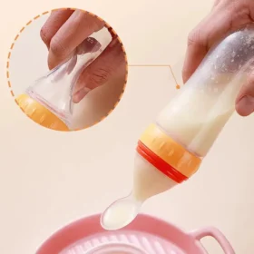 Baby food feeder bottle filling puree – squeeze baby feeding spoon ksa PTMYLE