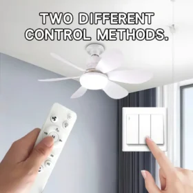 Ceiling fan light for living room installed – LED ceiling fan light with remote PTMYLE