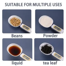 Kitchen spoon scale measuring coffee grounds – electronic spoon scale for coffee sugar ksa PTMYLE