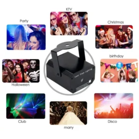 Mini disco ball party light rotating LED disco party lights RGB light KSA PTMYLE