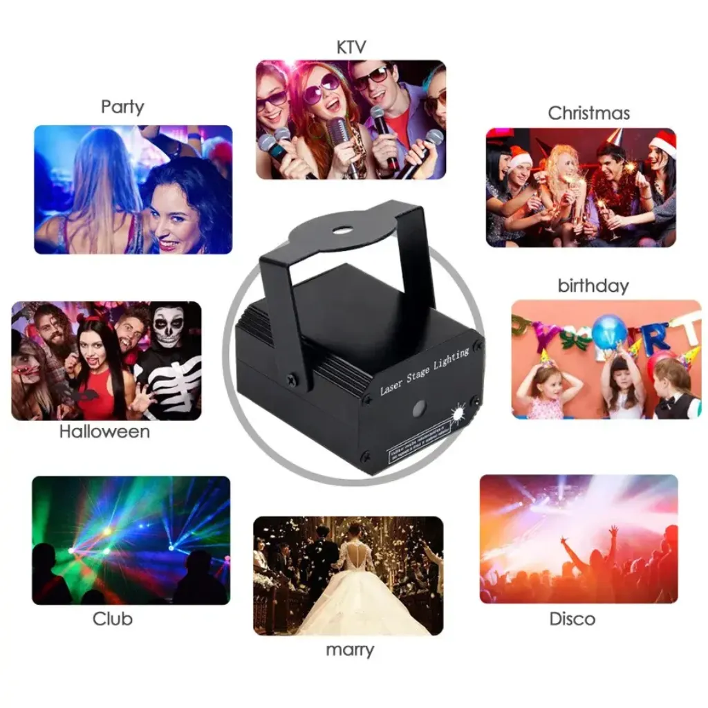 Mini disco ball party light rotating LED disco party lights RGB light KSA PTMYLE