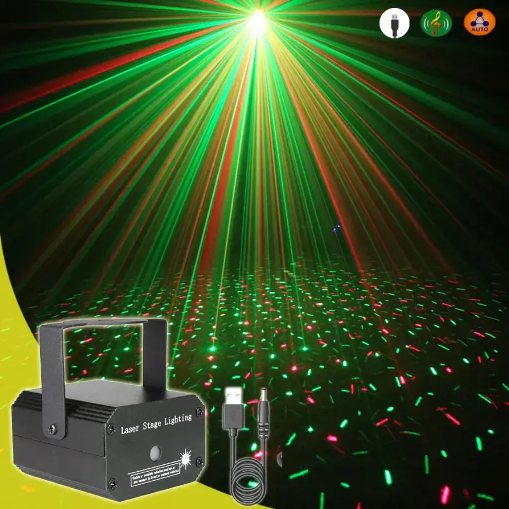 Mini disco ball party light rotating LED disco party lights RGB light KSA PTMYLE