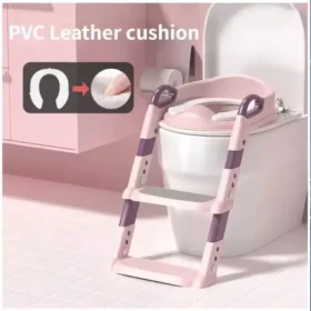 Children's foldable potty seat step stool mode – toddler toilet training ksa