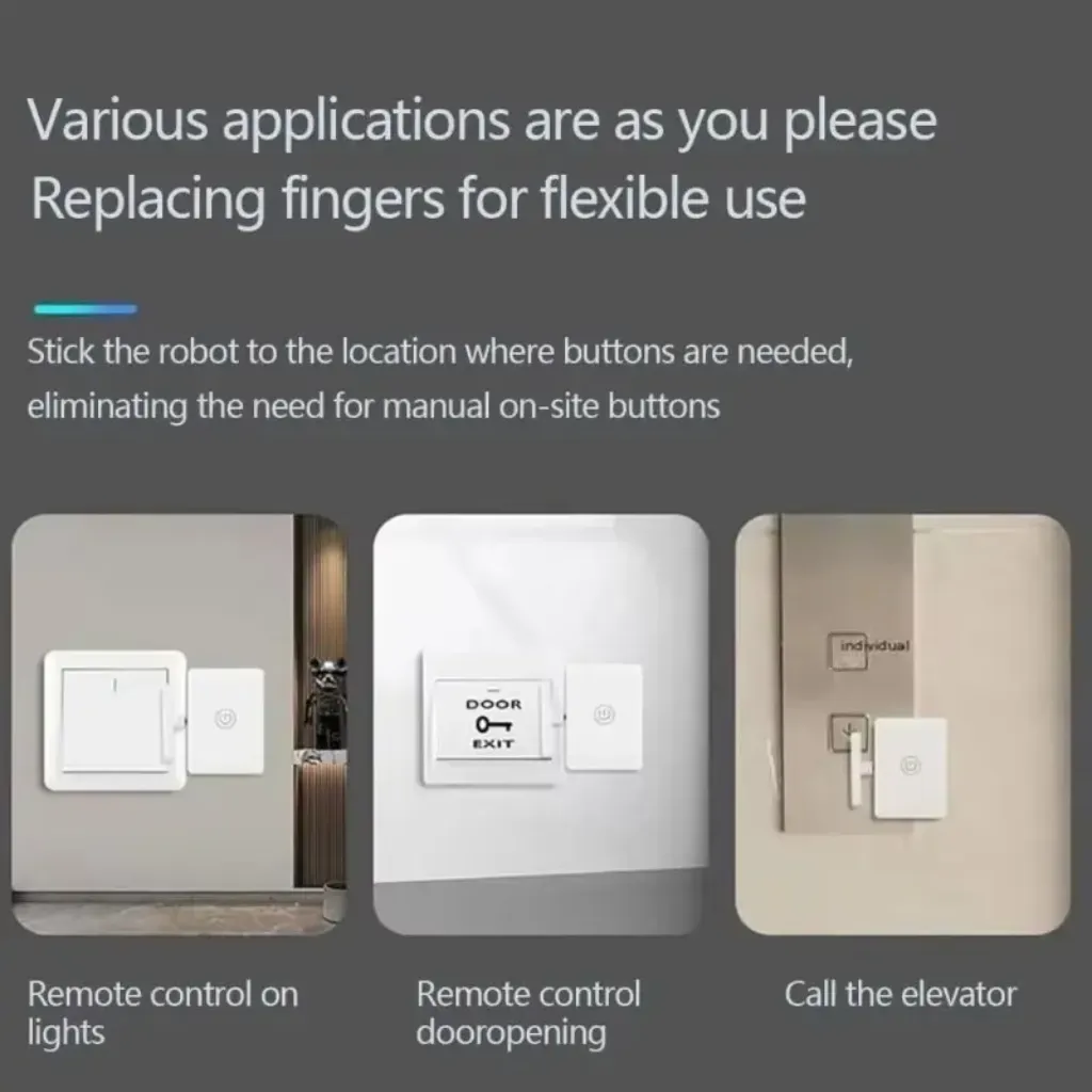 Automatic wireless button pusher installed on wall light switch – PTMYLE