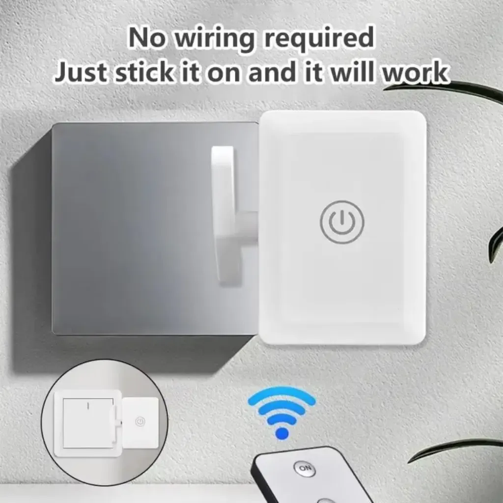 Smart switch button pusher with wireless remote control – remote control light switch PTMYLE