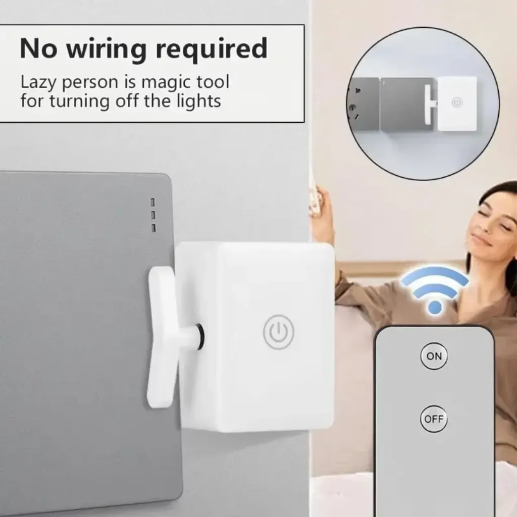 Smart switch button pusher with wireless remote control – remote control light switch PTMYLE