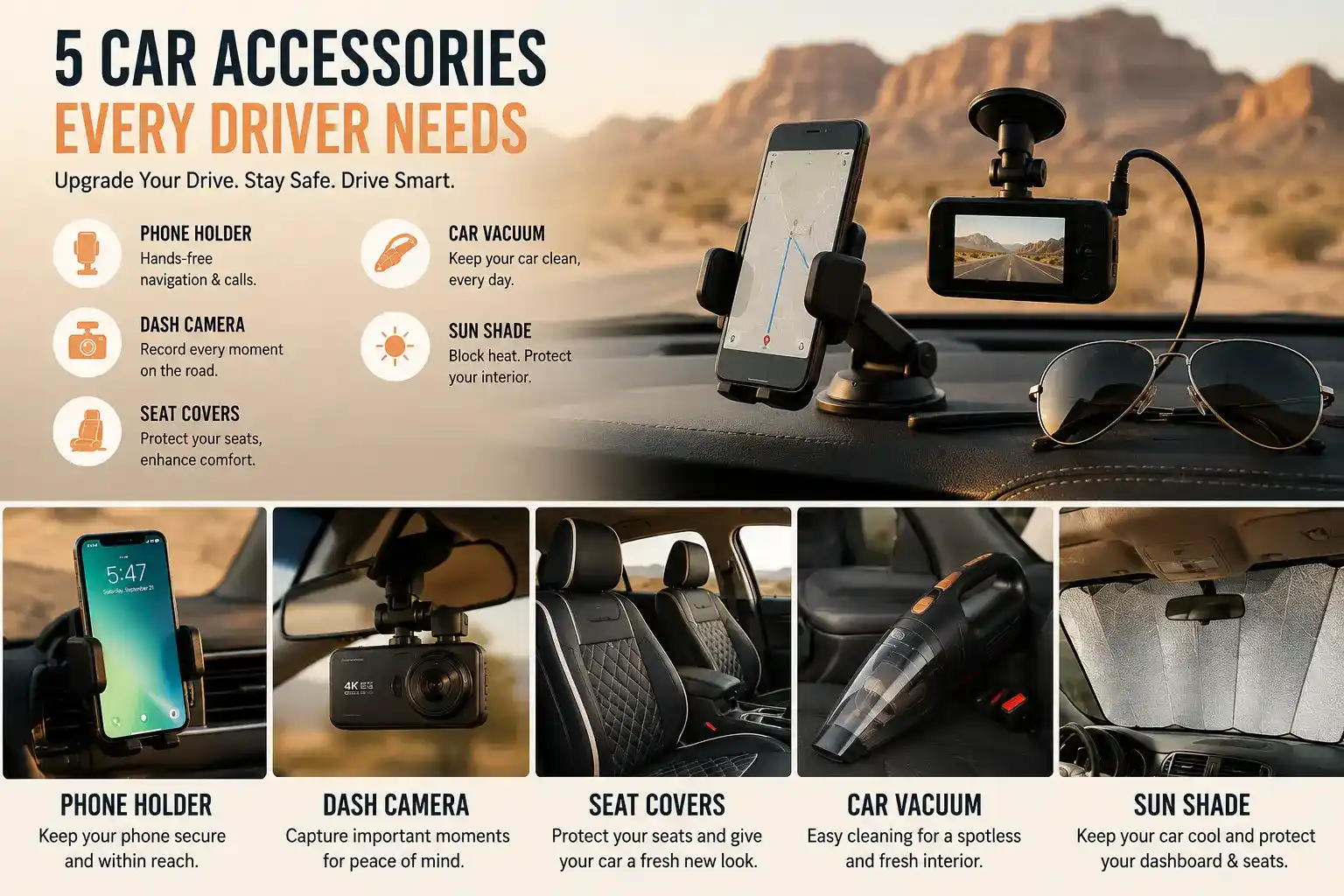 Best Car Accessories in Saudi Arabia: 5 Must-Haves for Every Driver