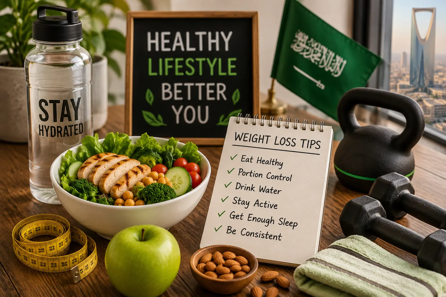 How to lose weight fast with healthy fitness routines in Saudi Arabia